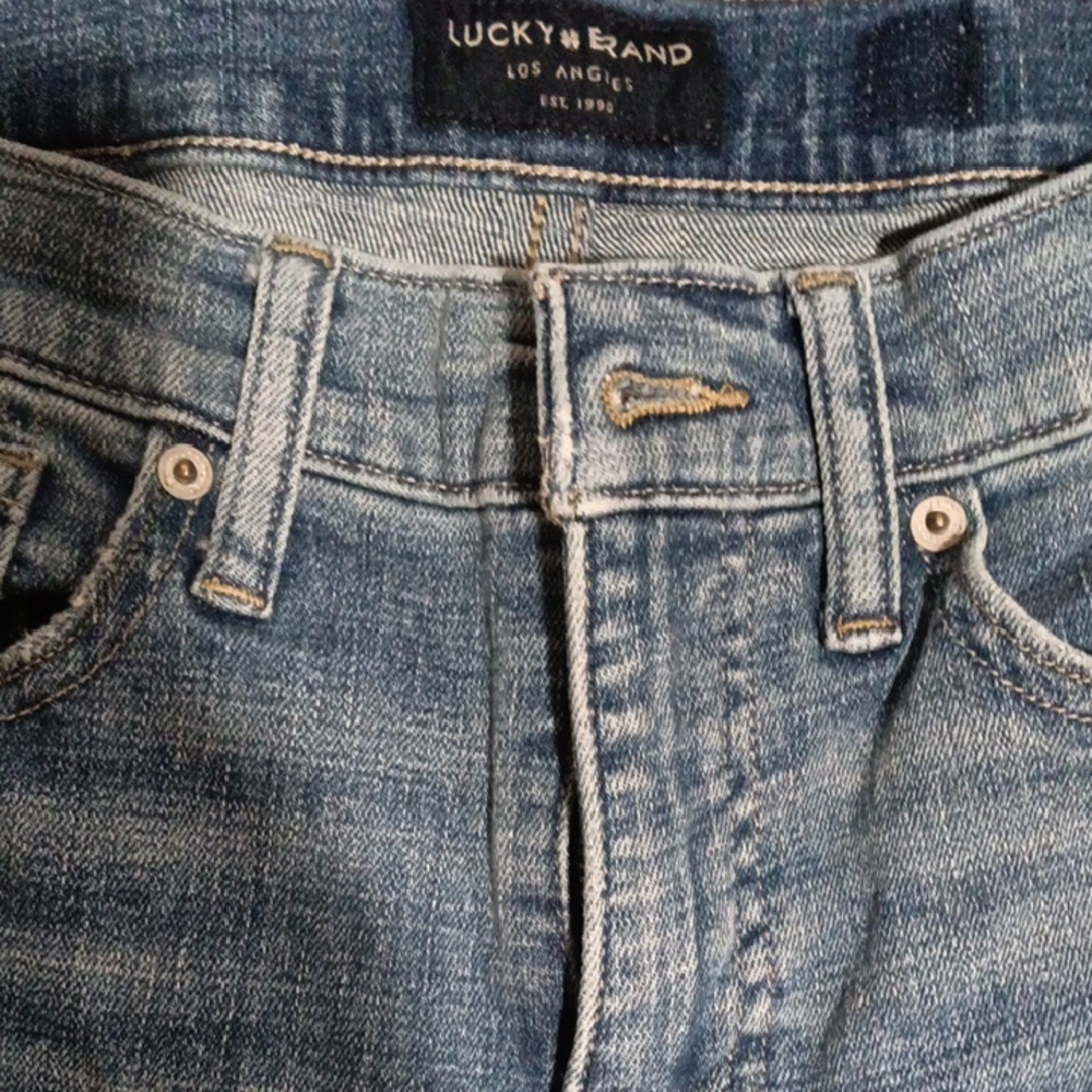 Lucky Brand Women Medium Blue Straight Jeans